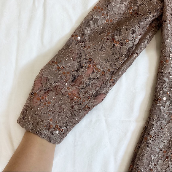 J Howard Lace Sequin Shift Dress - Picture 6 of 11